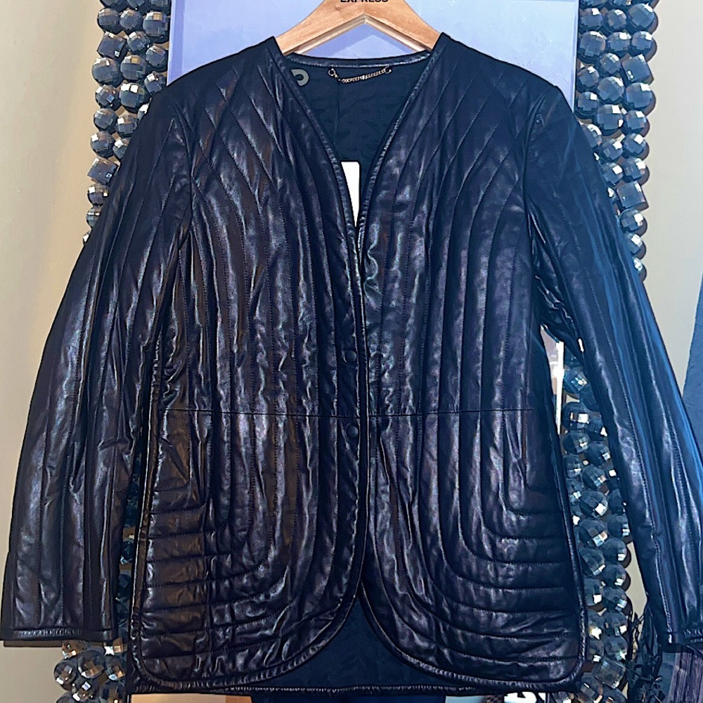 Salvatore Ferragamo leather jacket